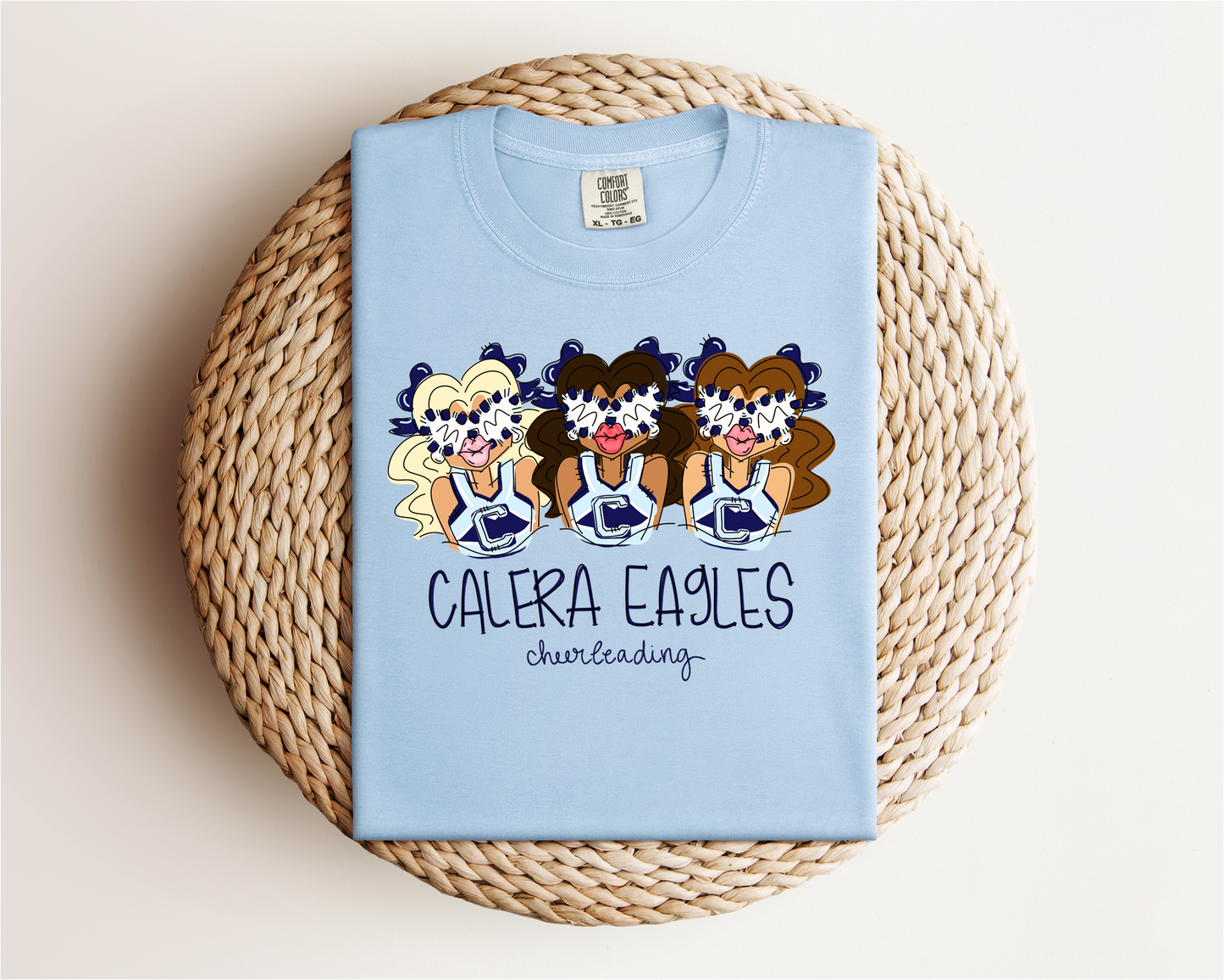 “Calera Eagles Cheerleading” Gals Tee