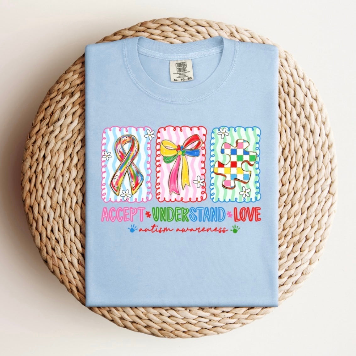 Autism Awareness Colorful Tee