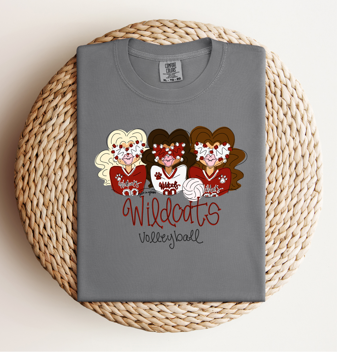 “Wildcats Volleyball” Gals Tee