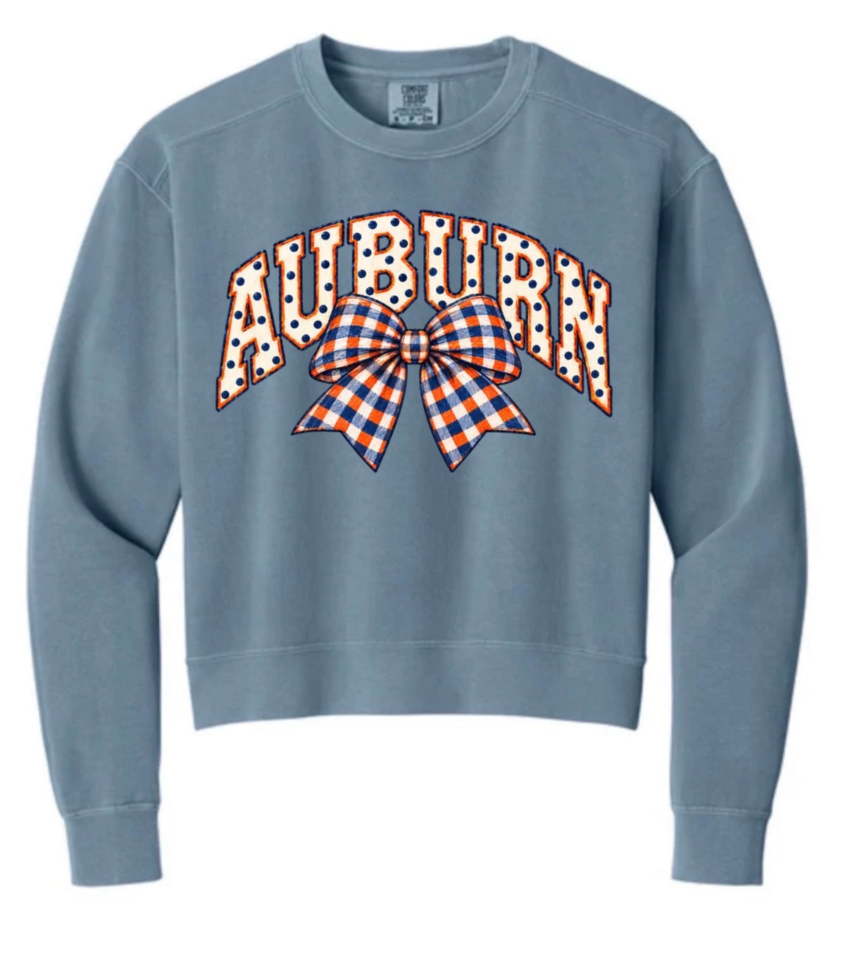 Auburn Polka Dot Boxy CC Sweatshirt