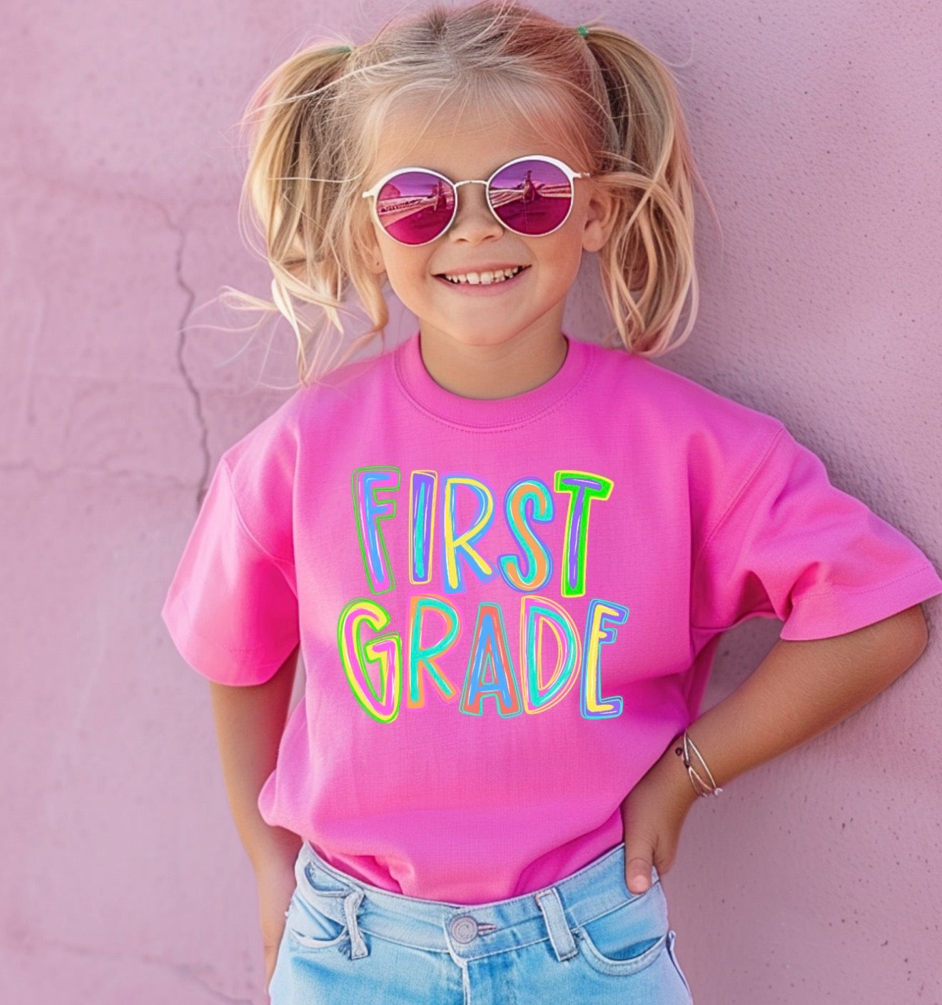 Neon Grade Level Tee