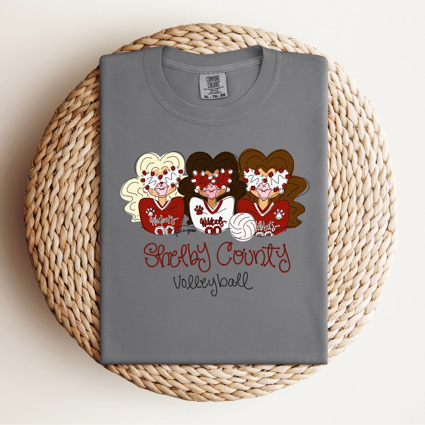 “Shelby County Volleyball” Gals Tee