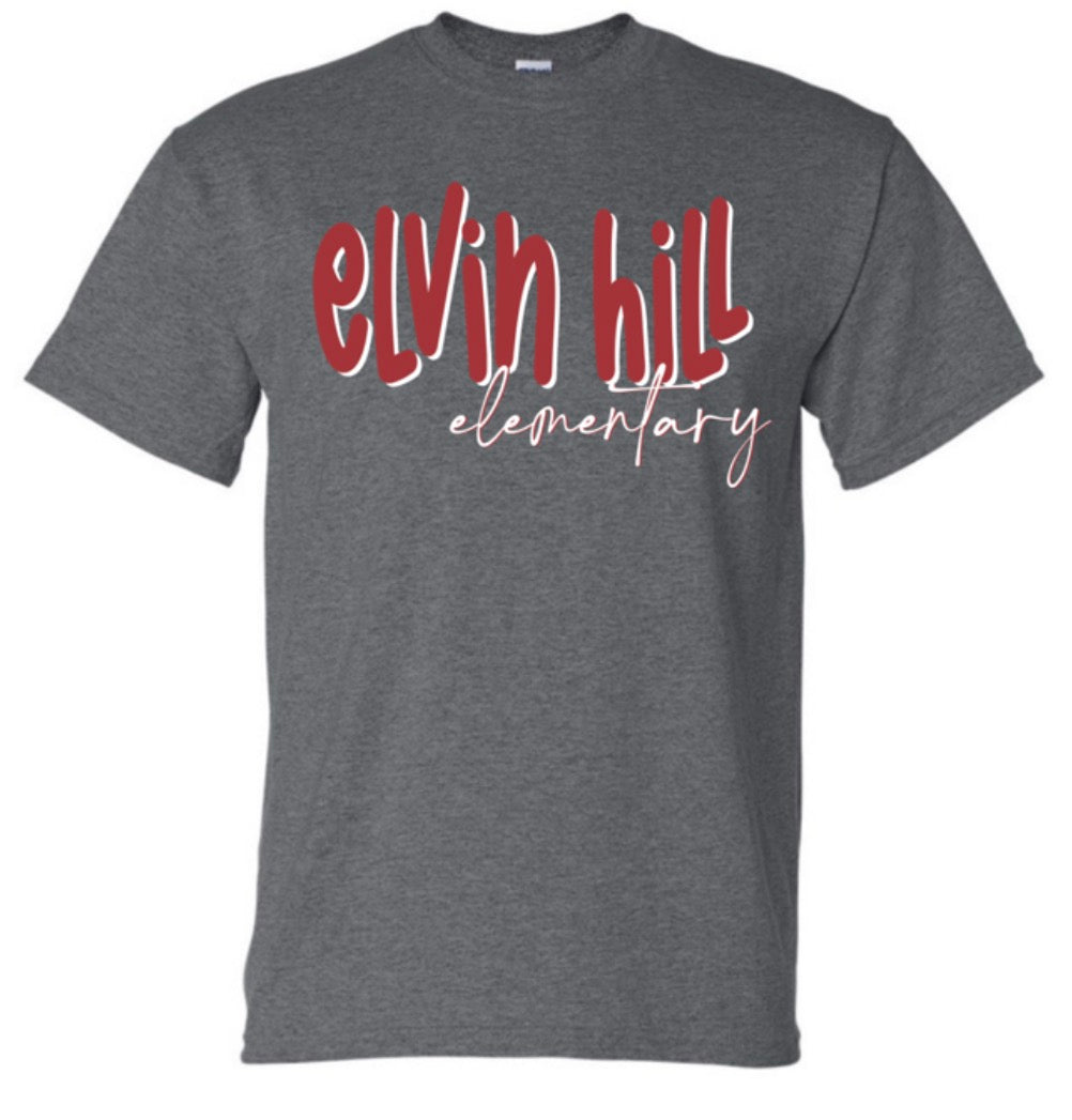 Elvin Hill Elementary Gildan Tee