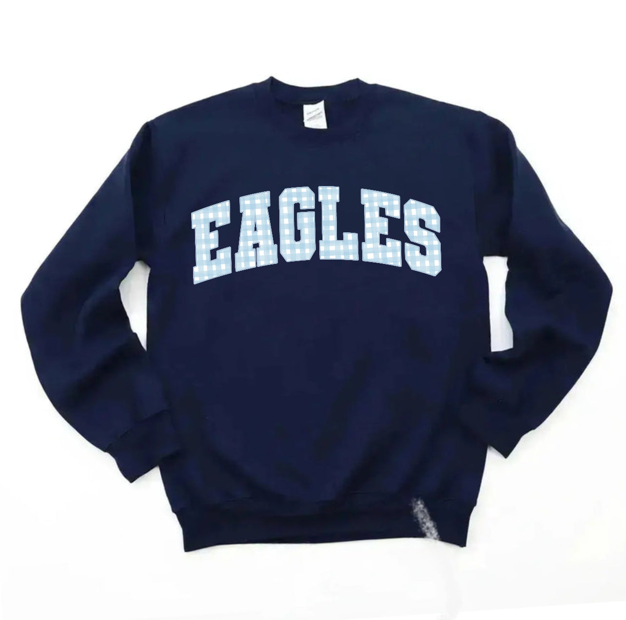 Eagles Varsity Gingham Sweatshirt