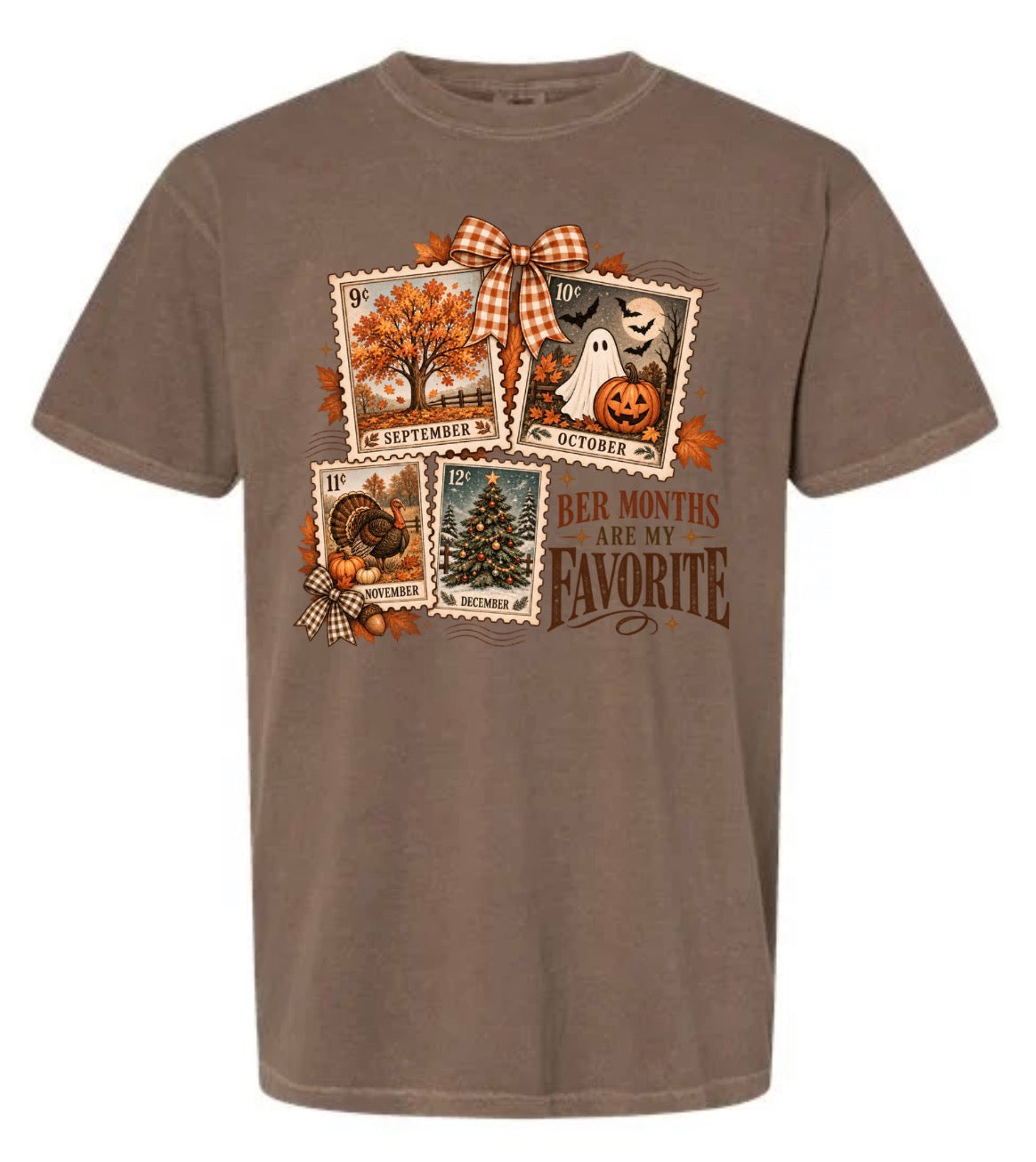 Fall monthly stamps Tee