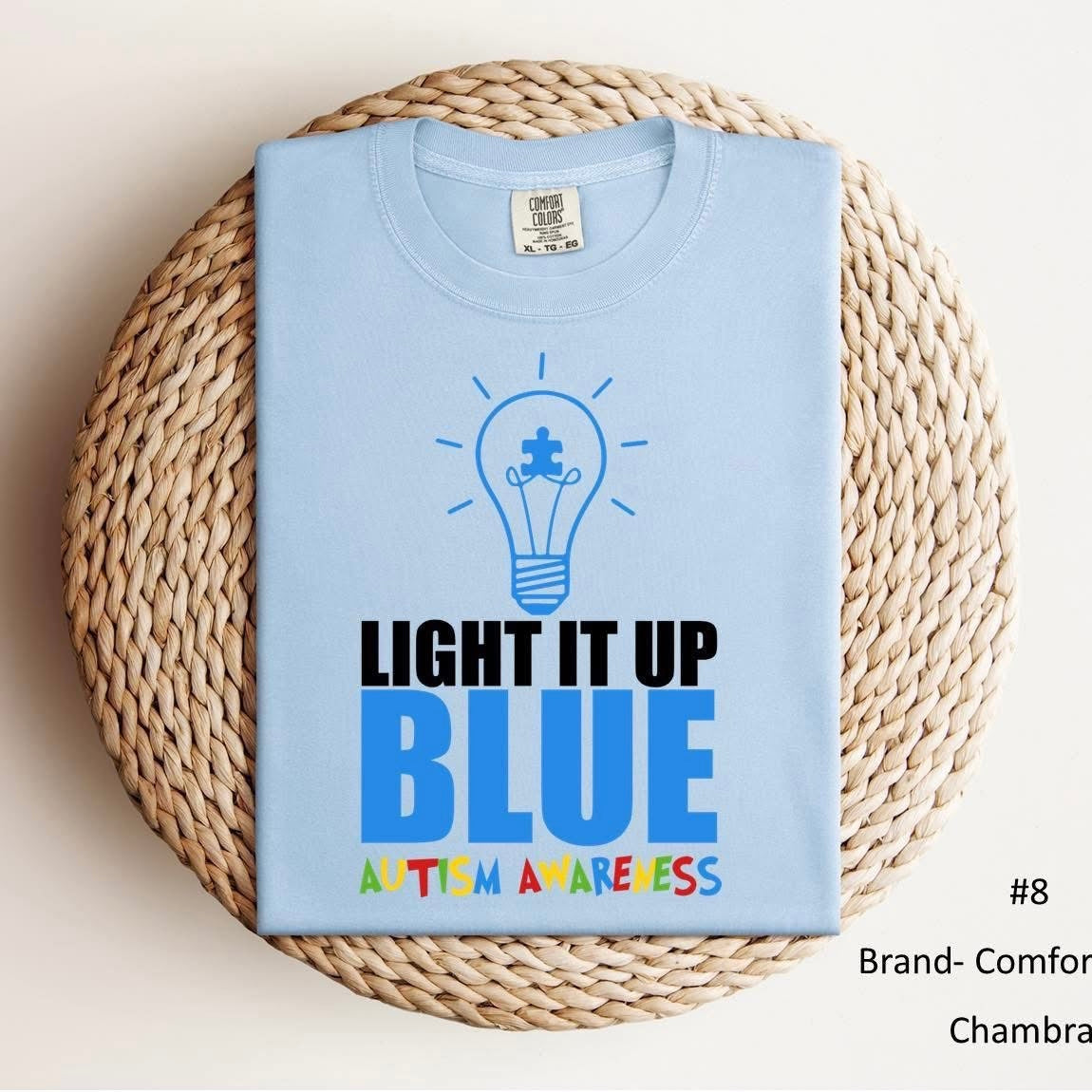 Light it up Blue Tee