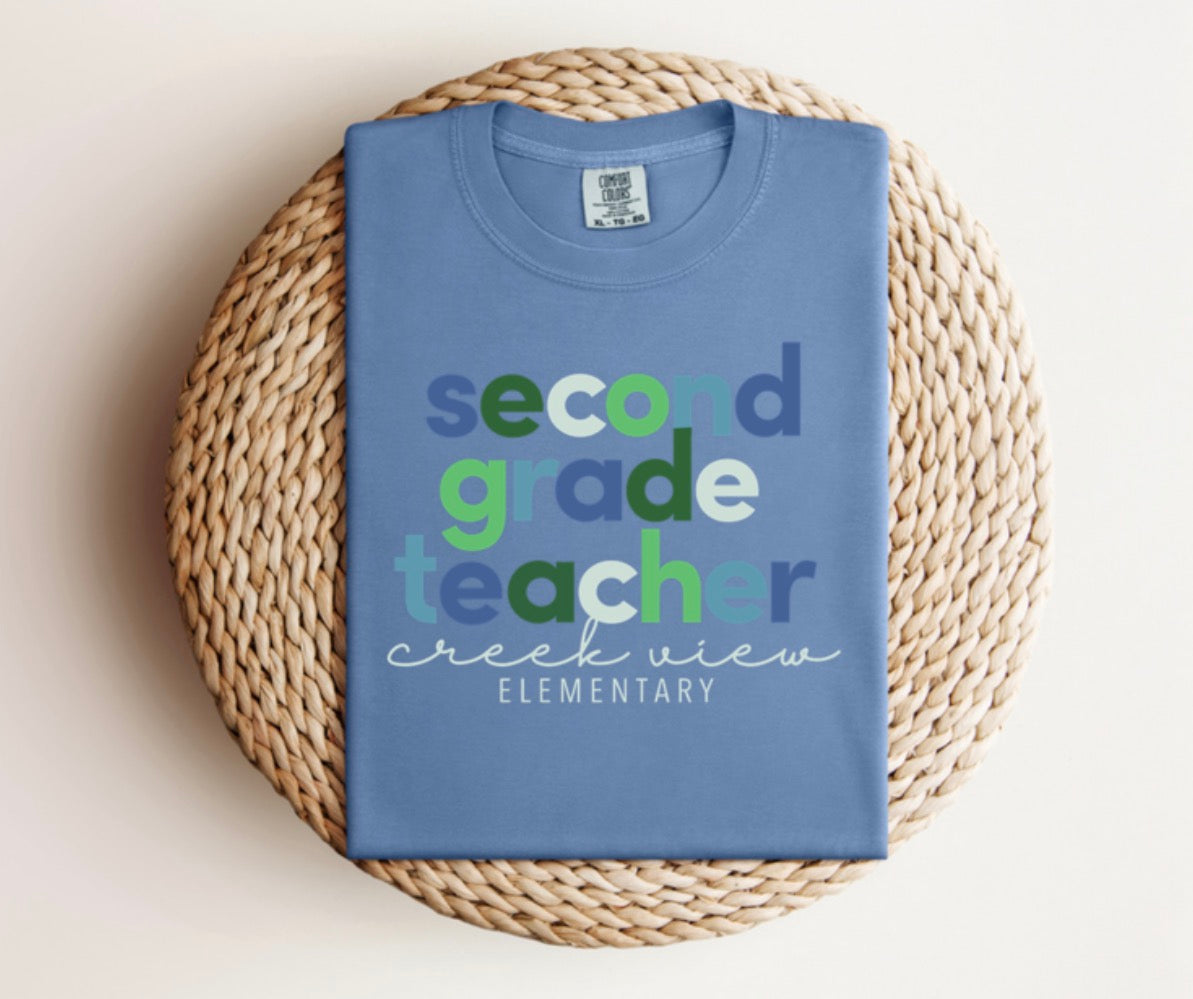 Creek View 2nd Grade Male Tee