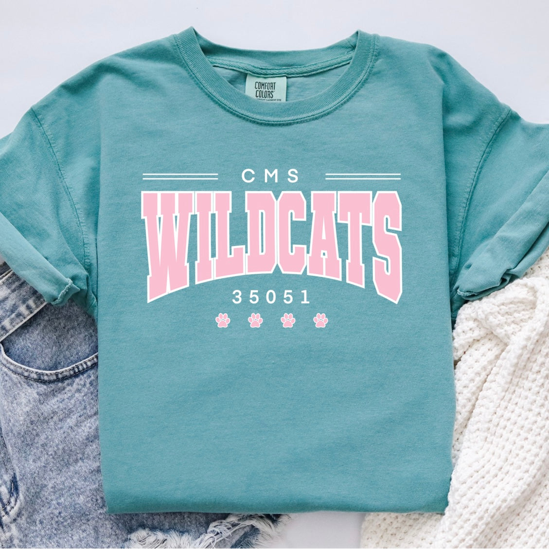 “CMS Wildcats” Custom Tee