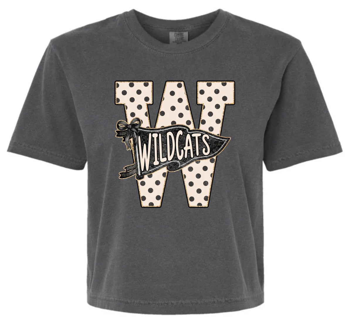 W Wildcats Pepper Boxy Tee