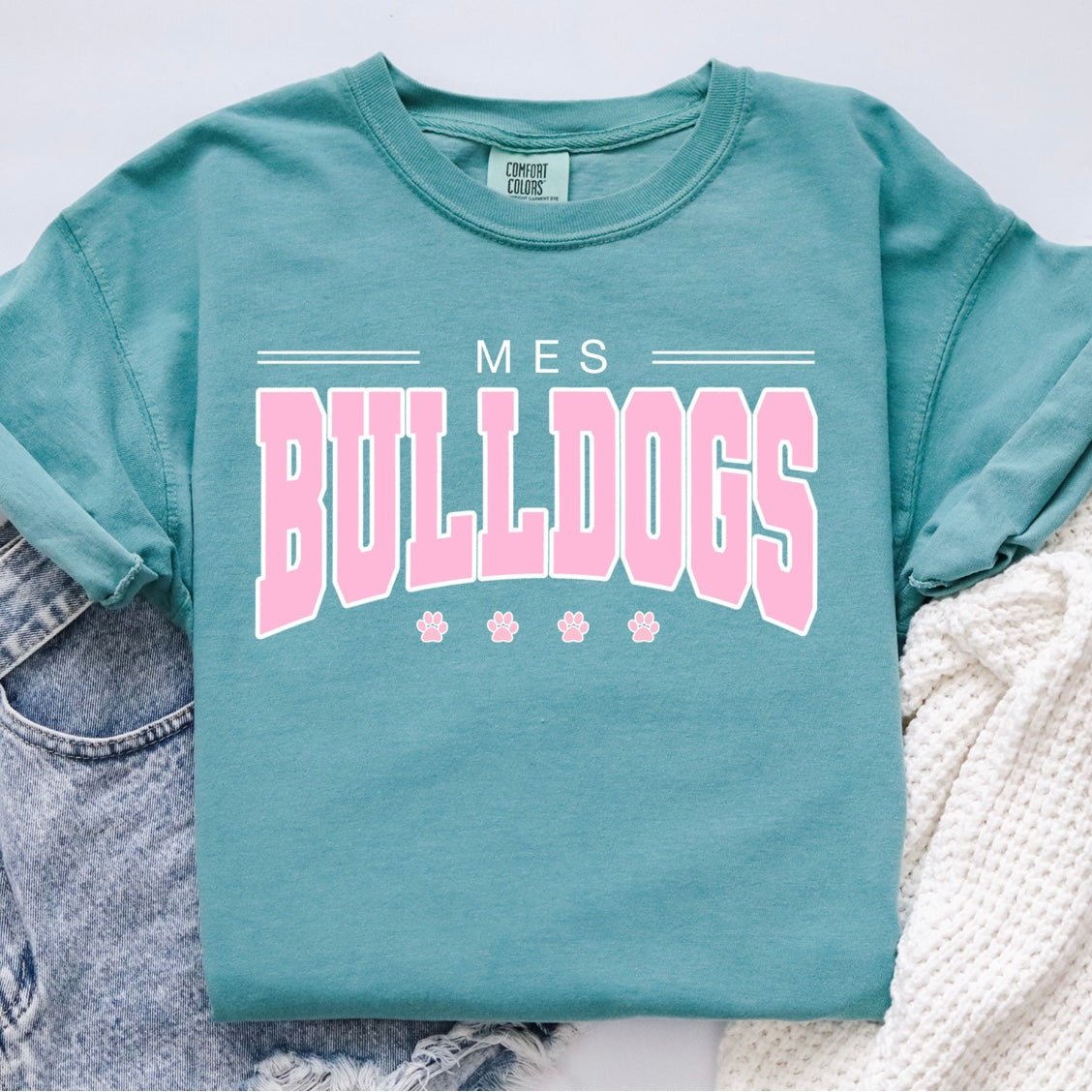 “MES Bulldogs” Custom Tee