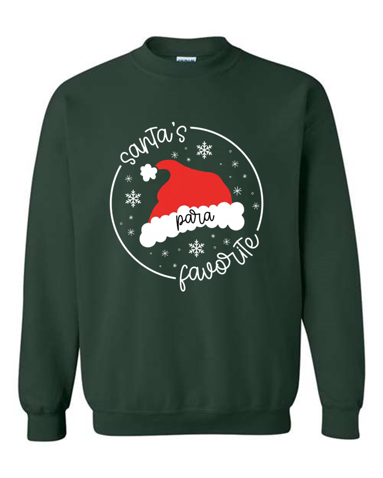 “Santa’s favorite para” Sweatshirt