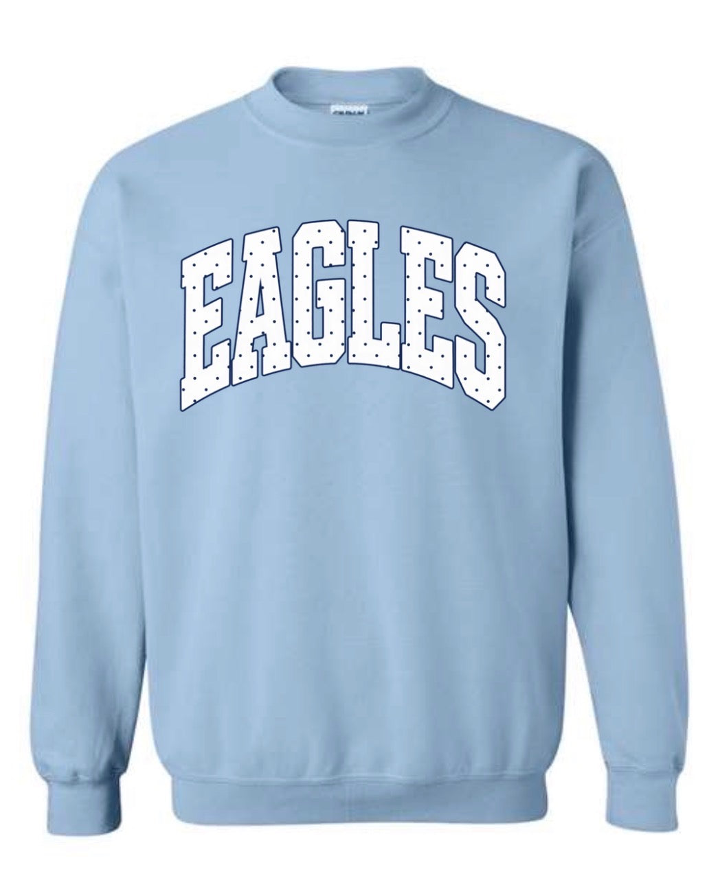 Custom Mascot Polka Dot Sweatshirt