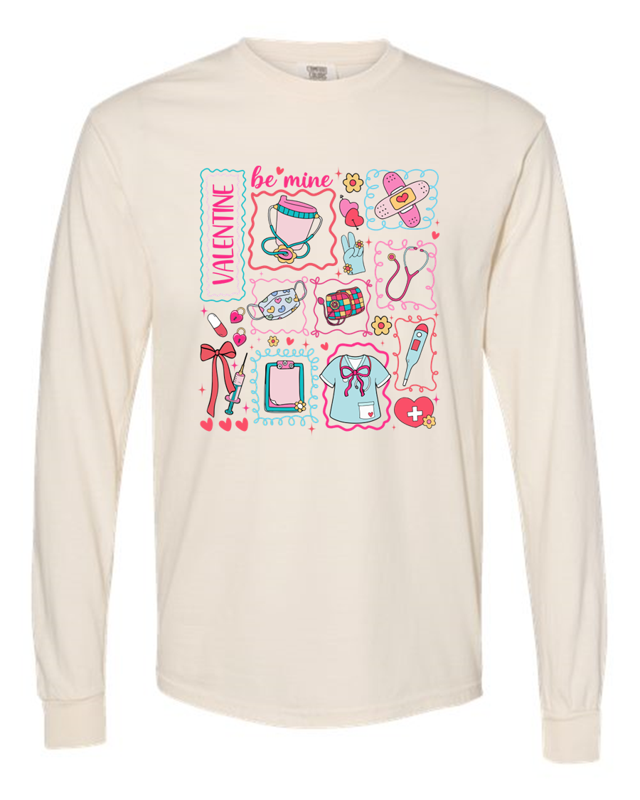 Valentine’s Nurse Long Sleeve Tee