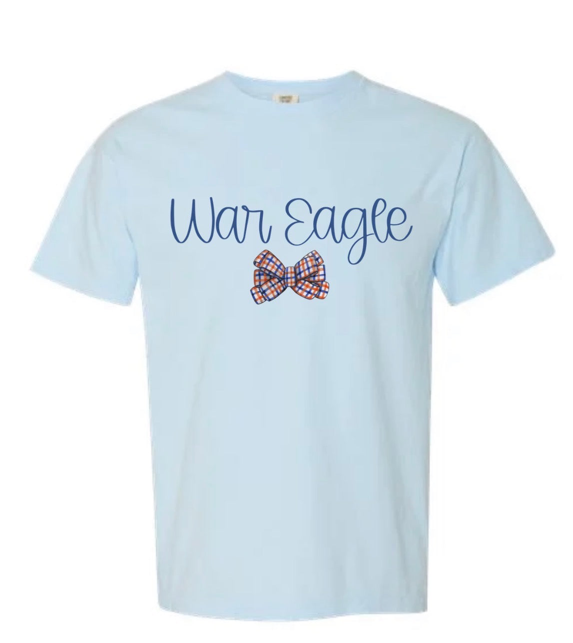 War Eagle Plaid Bow Tee