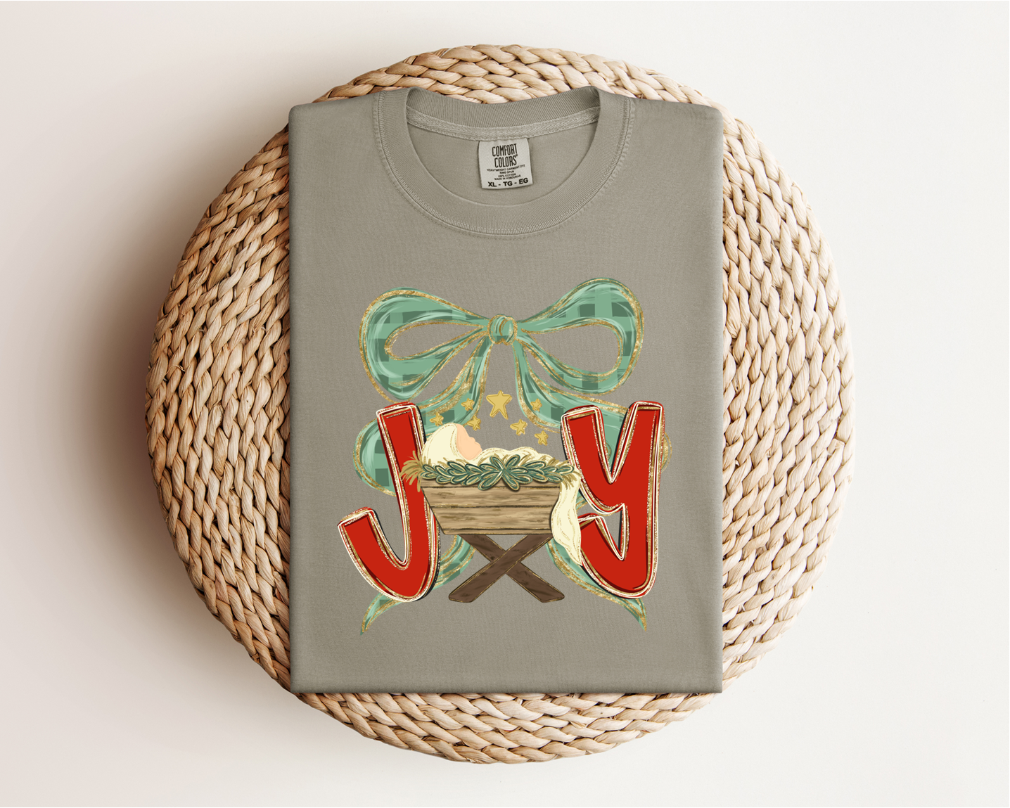 “Joy” Manger Scene Tee