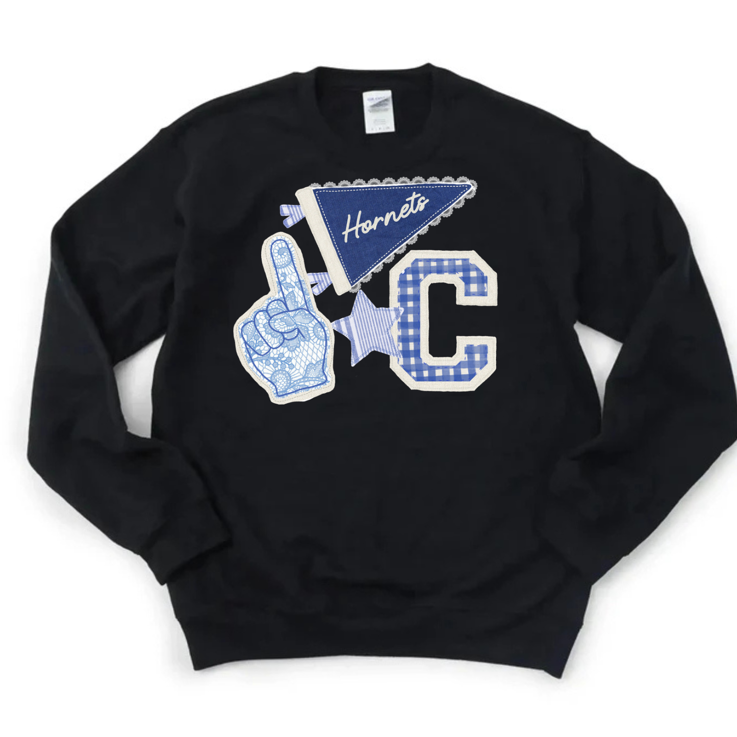 Hornets Applique Sweatshirt