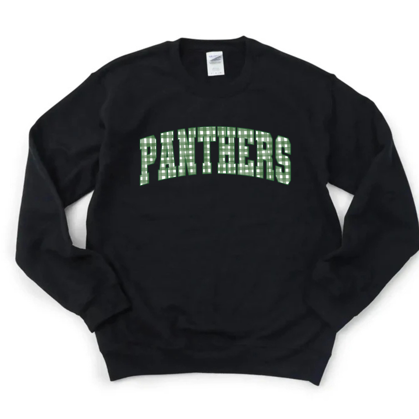 Panthers Varsity Gingham Sweatshirt