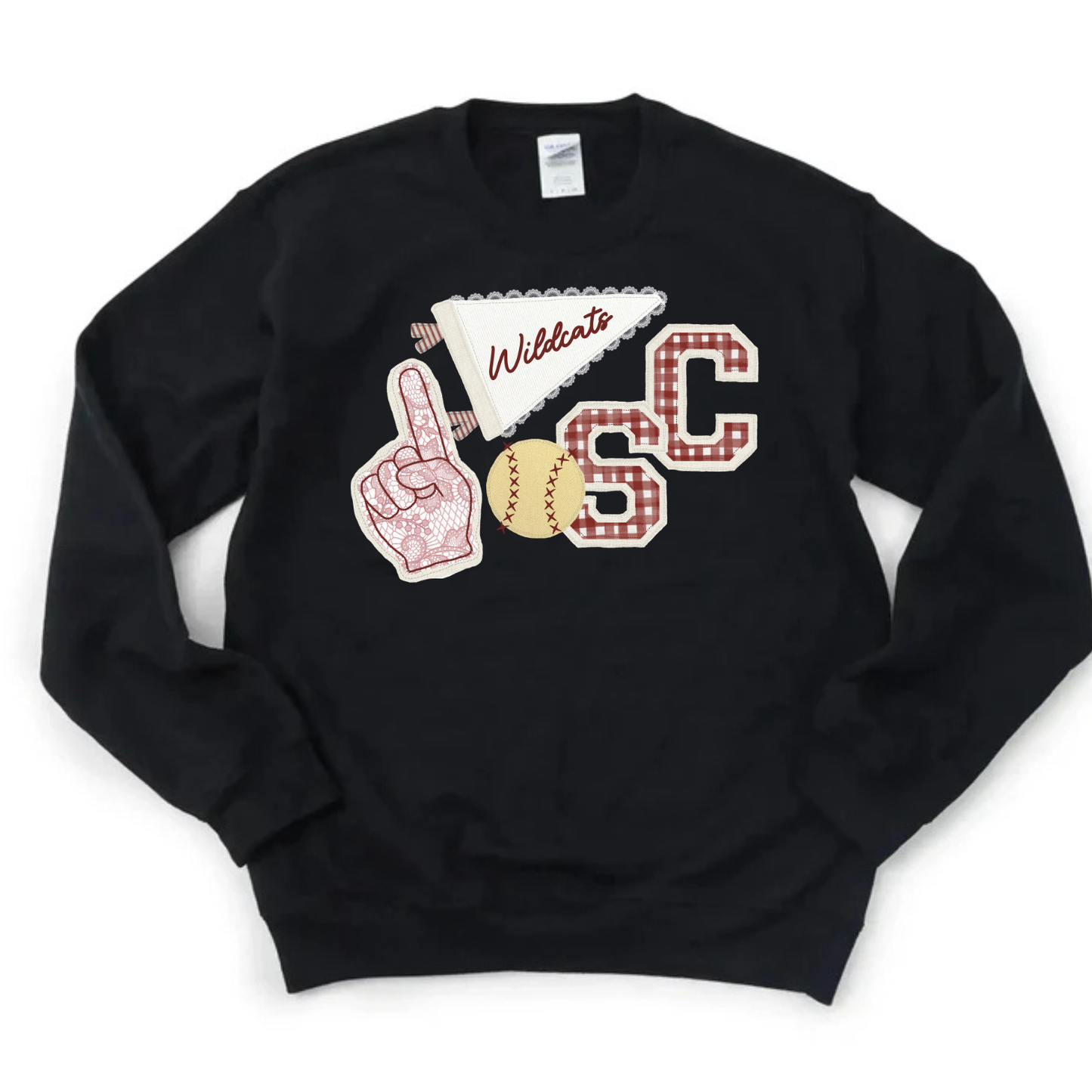 Wildcats Softball Applique Sweatshirt
