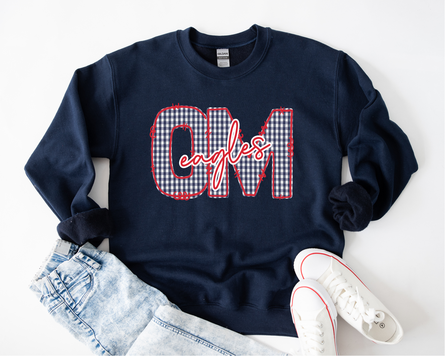 Gingham Oak Mountain “Eagles” Sweatshirt