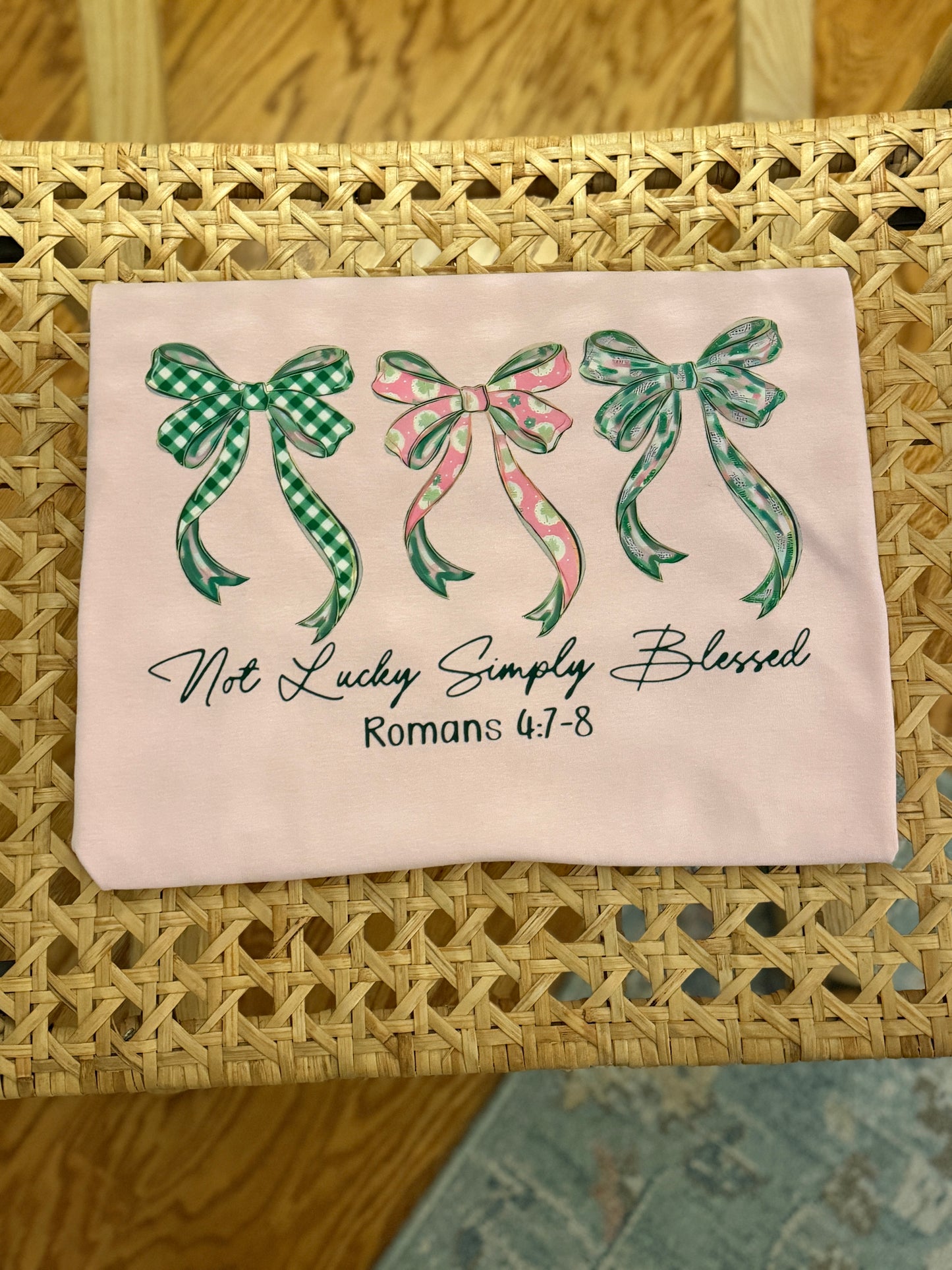 “Not lucky, simply blessed” Tee