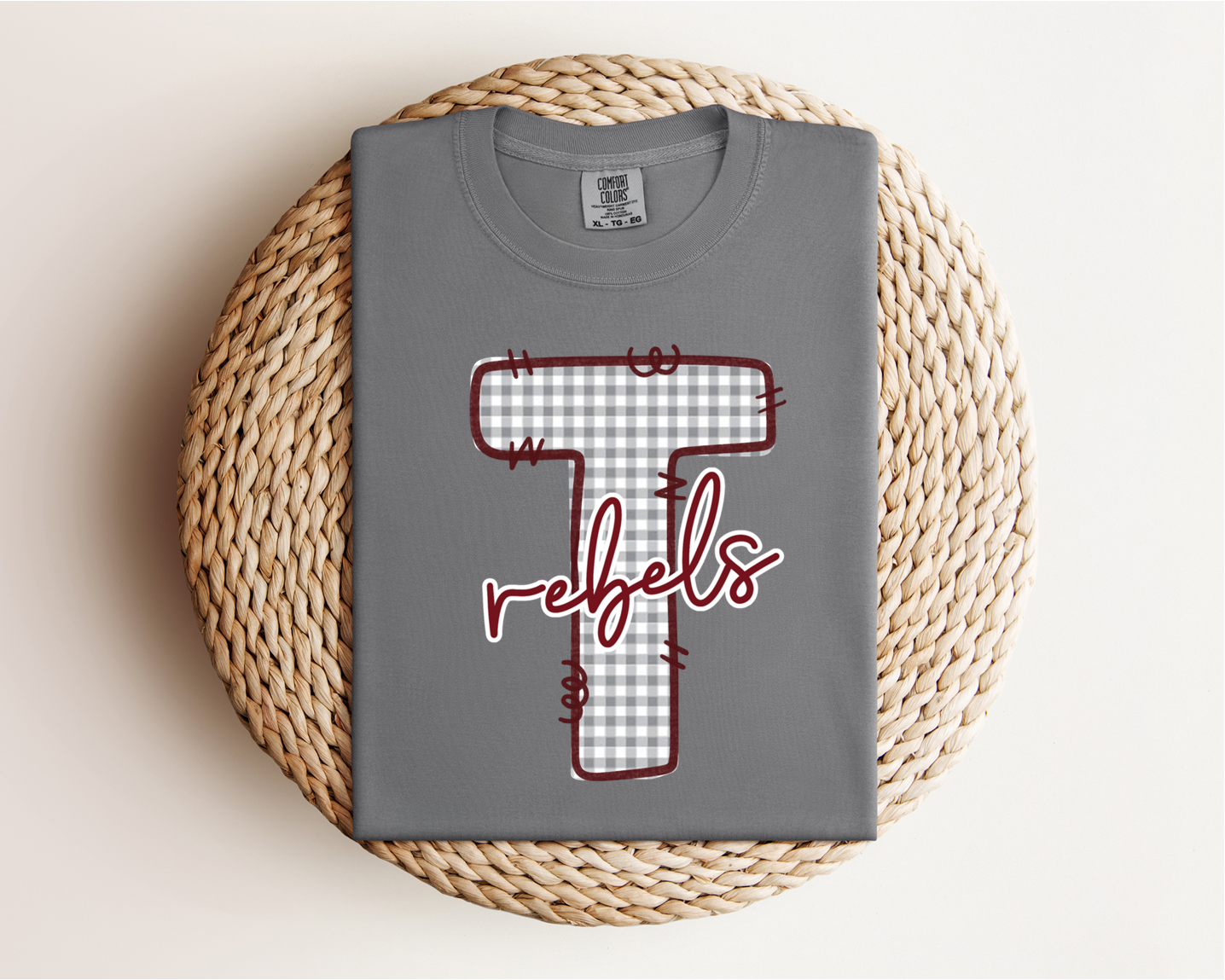 Thorsby Rebels Gingham Tee