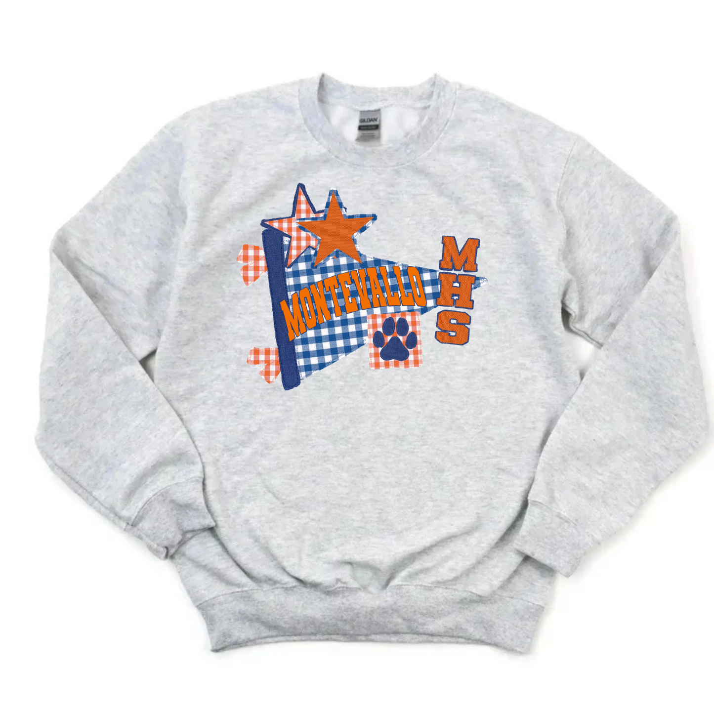 Custom Pennant Applique Sweatshirt