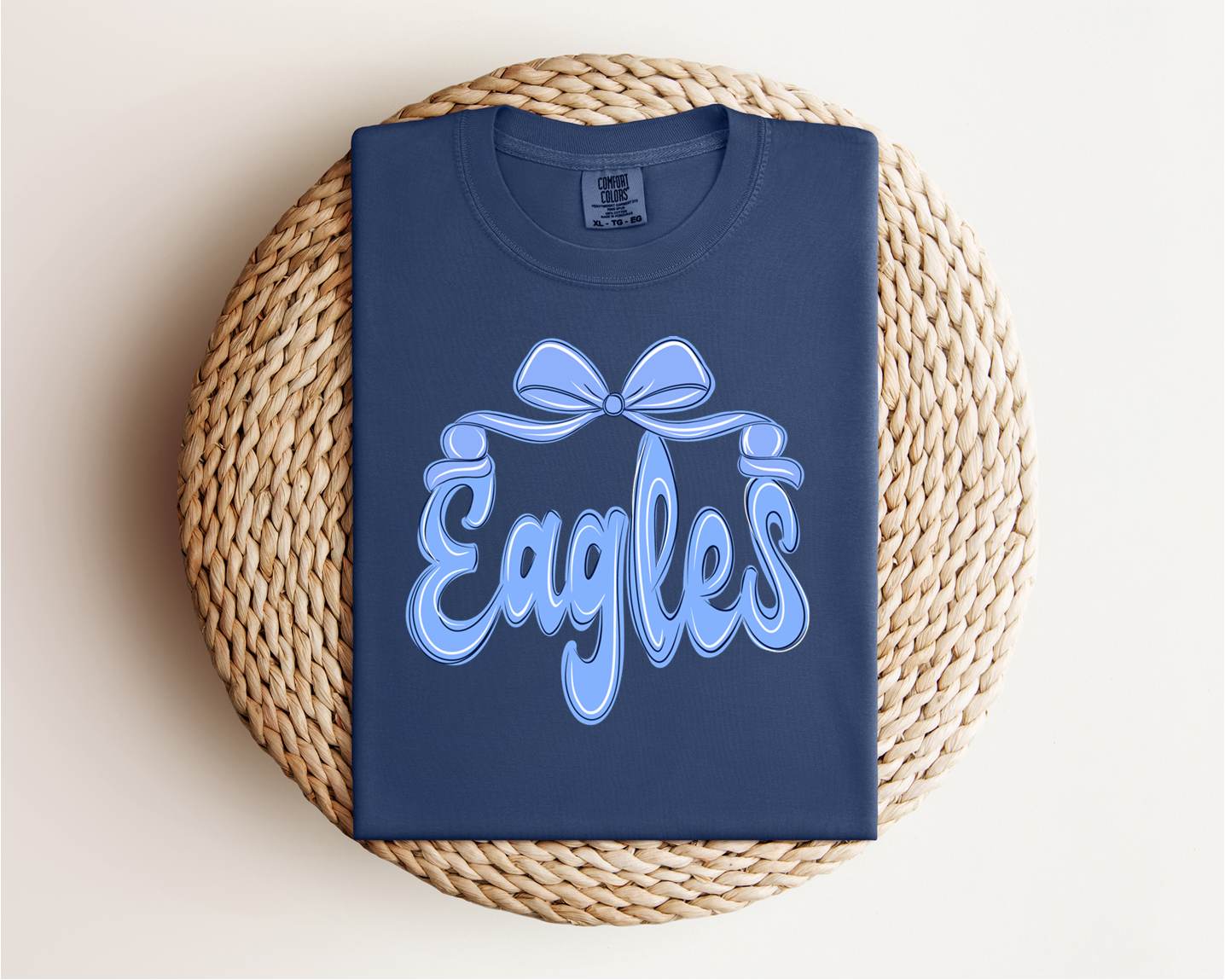 Eagles Monochromatic Bow Tee