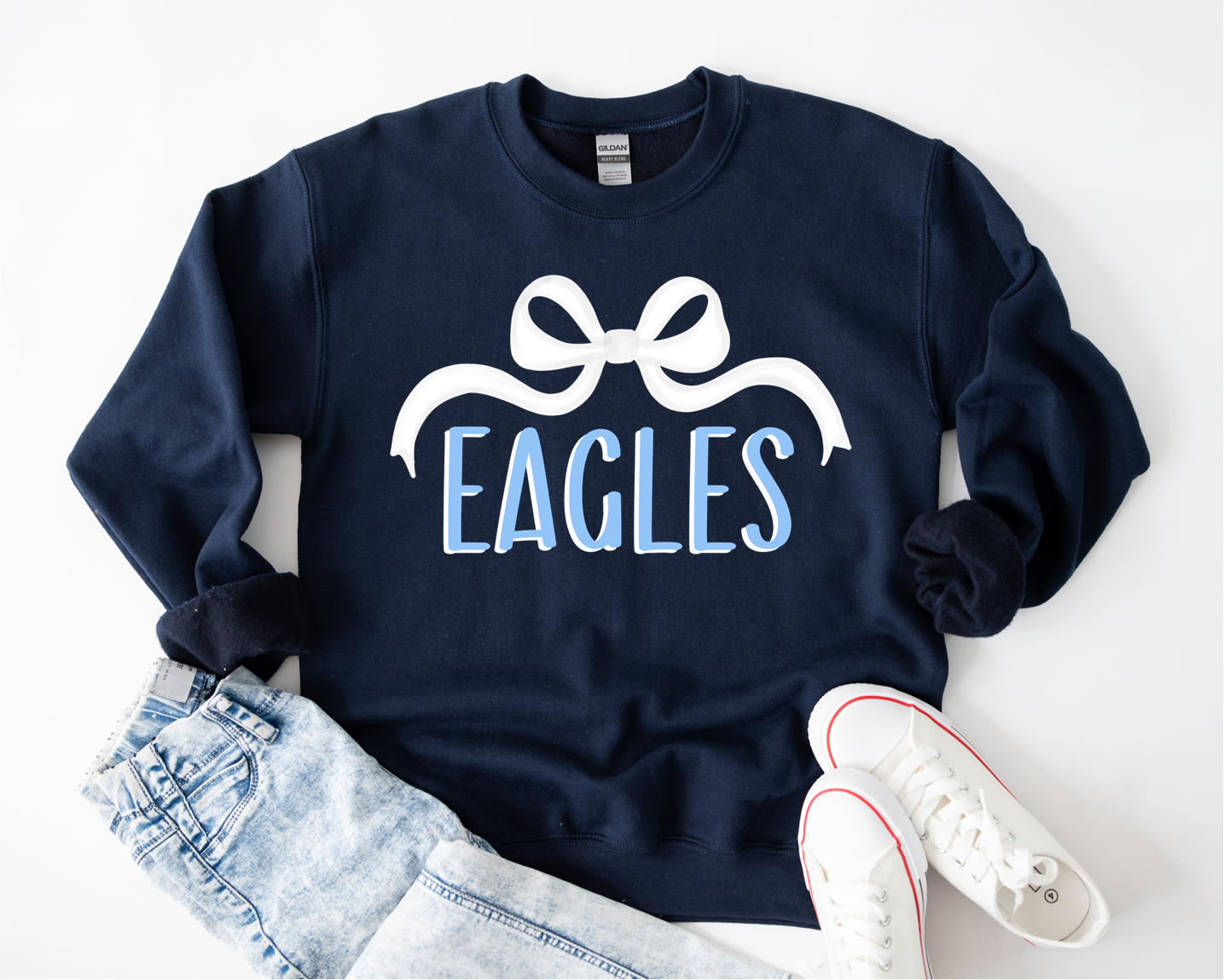 Eagles Bow Sweatshirt