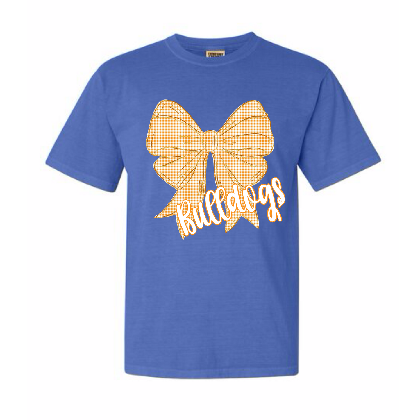 Montevallo Gingham Bow Tee