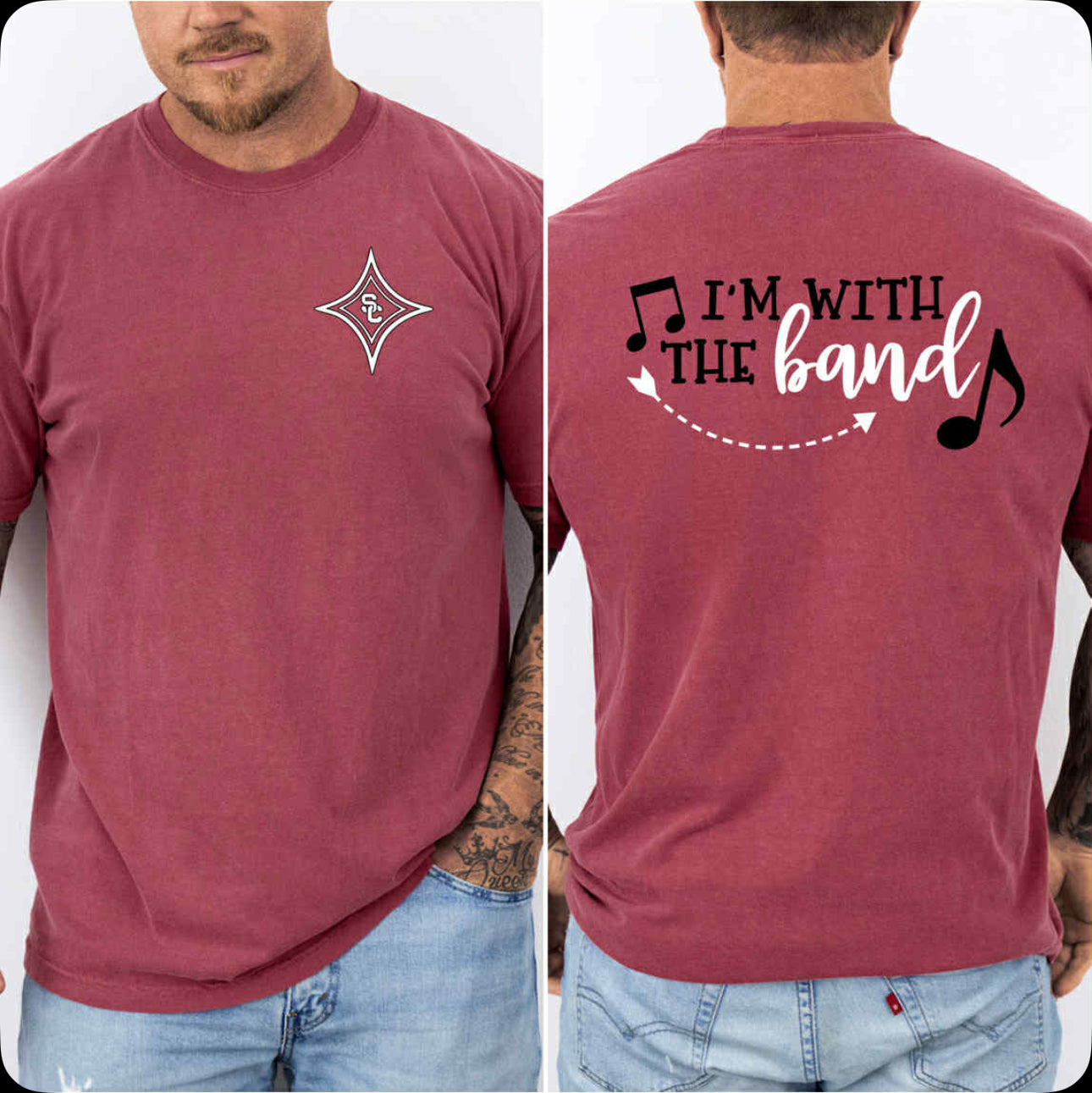 “I’m With The Band” Tee