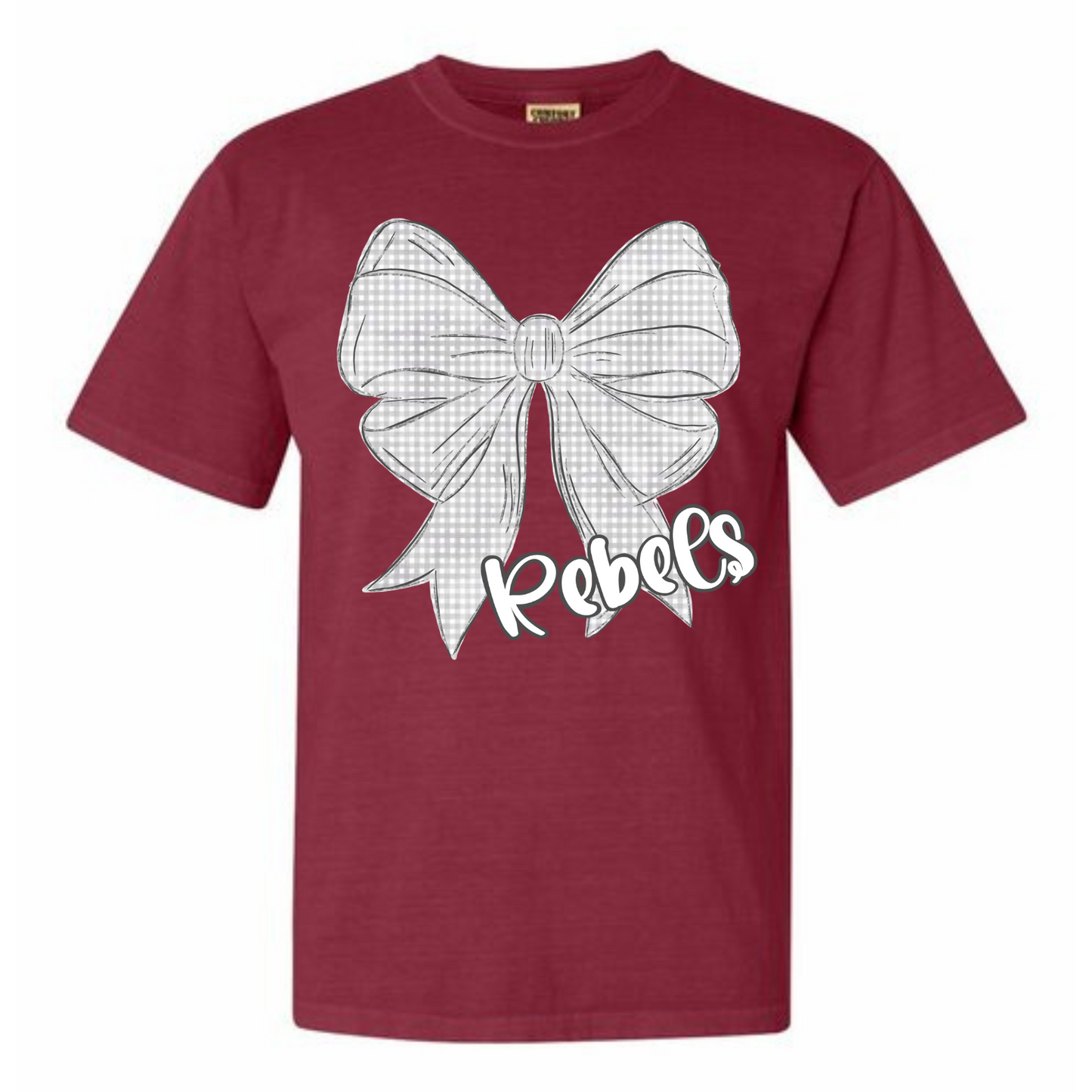Rebels Gingham Bow Tee