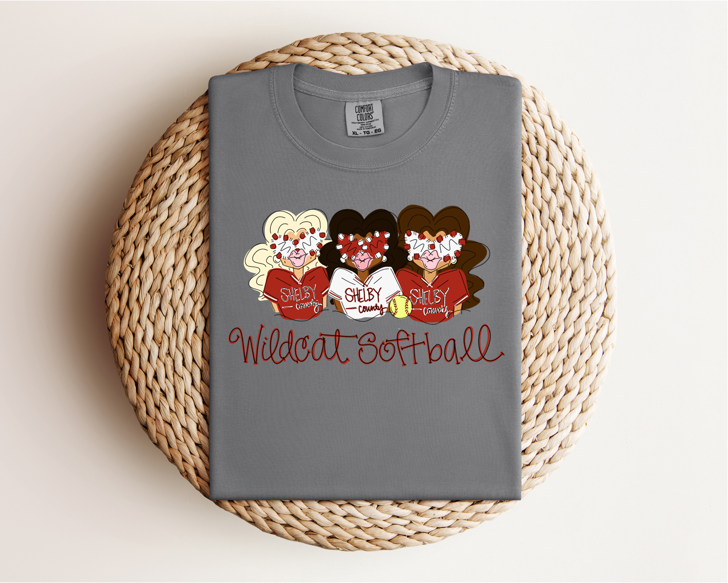 “Wildcats Softball” Gals Tee