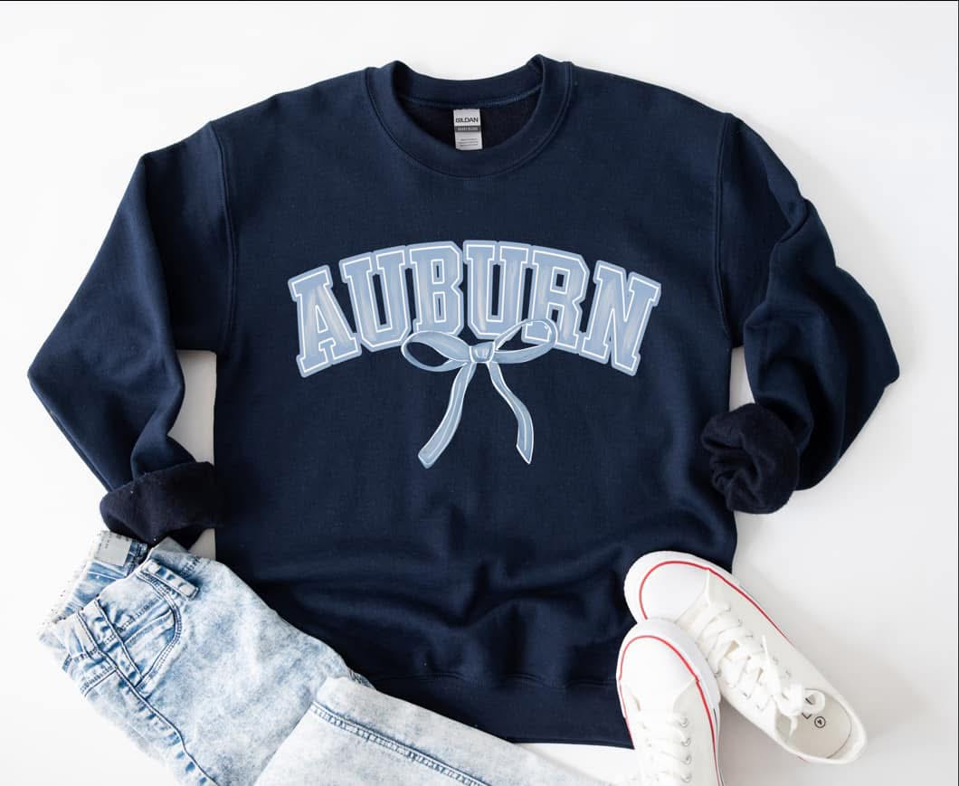 Auburn Bow Sweatshirt