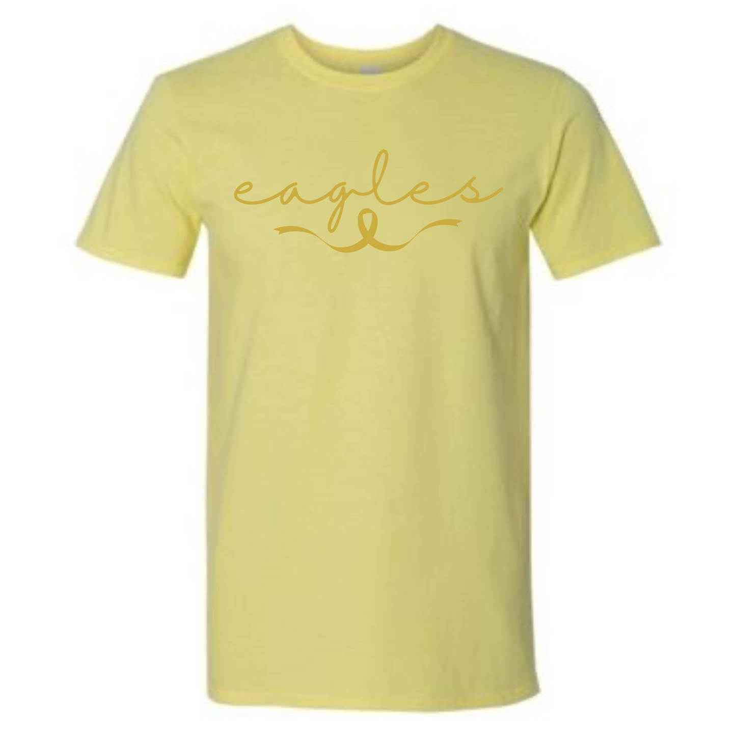 Eagles Gold Out Ribbon Tee