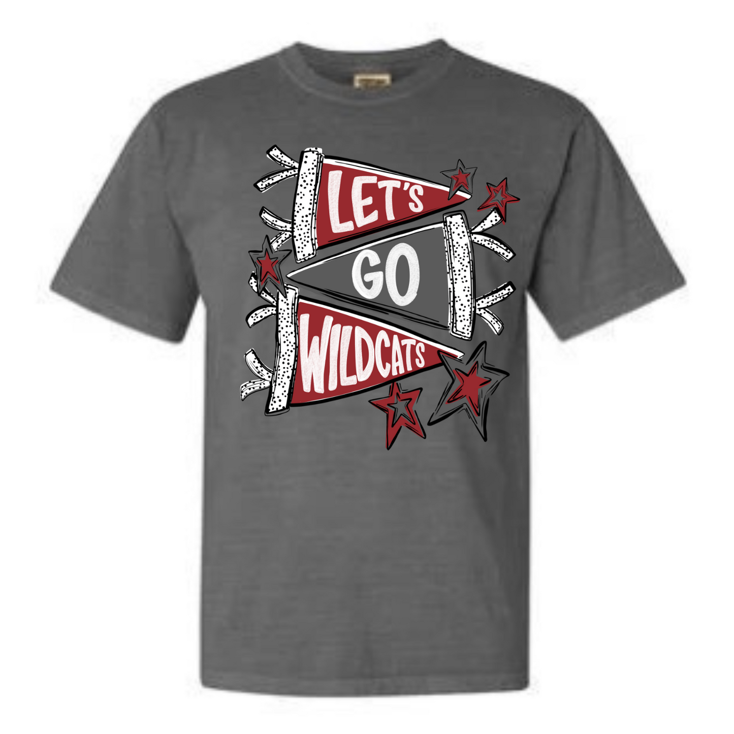 “Let’s Go Wildcats” Pennant Tee