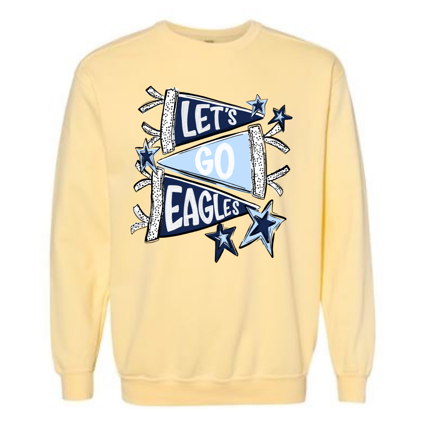“Let’s Go Eagles” Pennant Sweatshirt