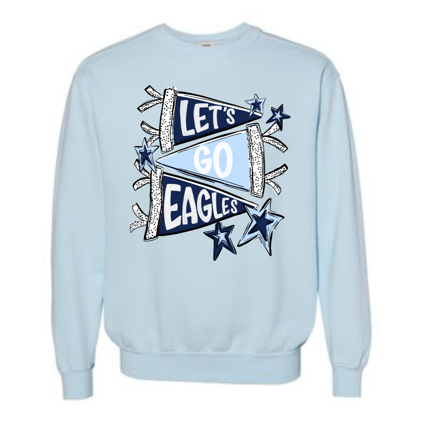 “Let’s Go Eagles” Pennant Sweatshirt