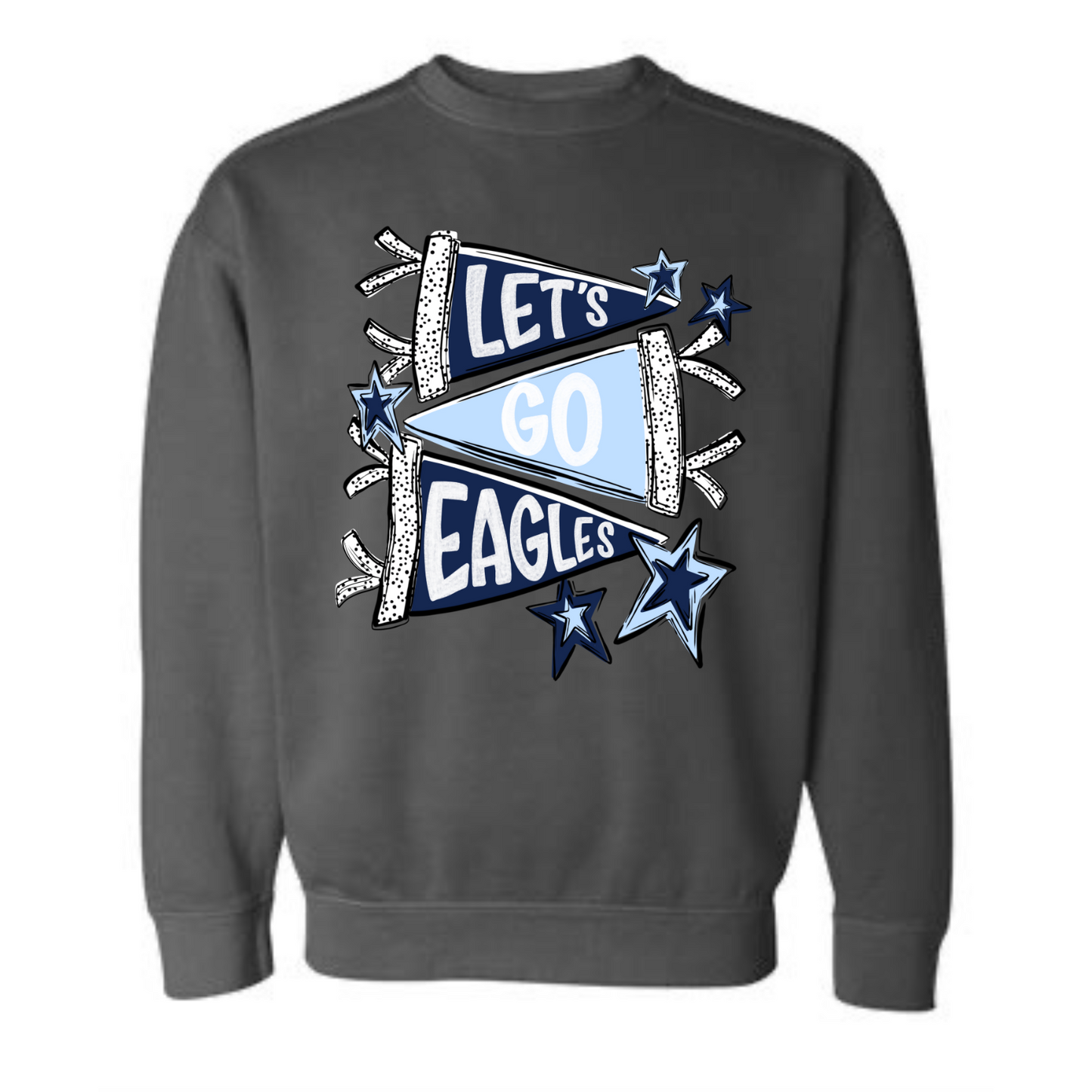“Let’s Go Eagles” Pennant Sweatshirt