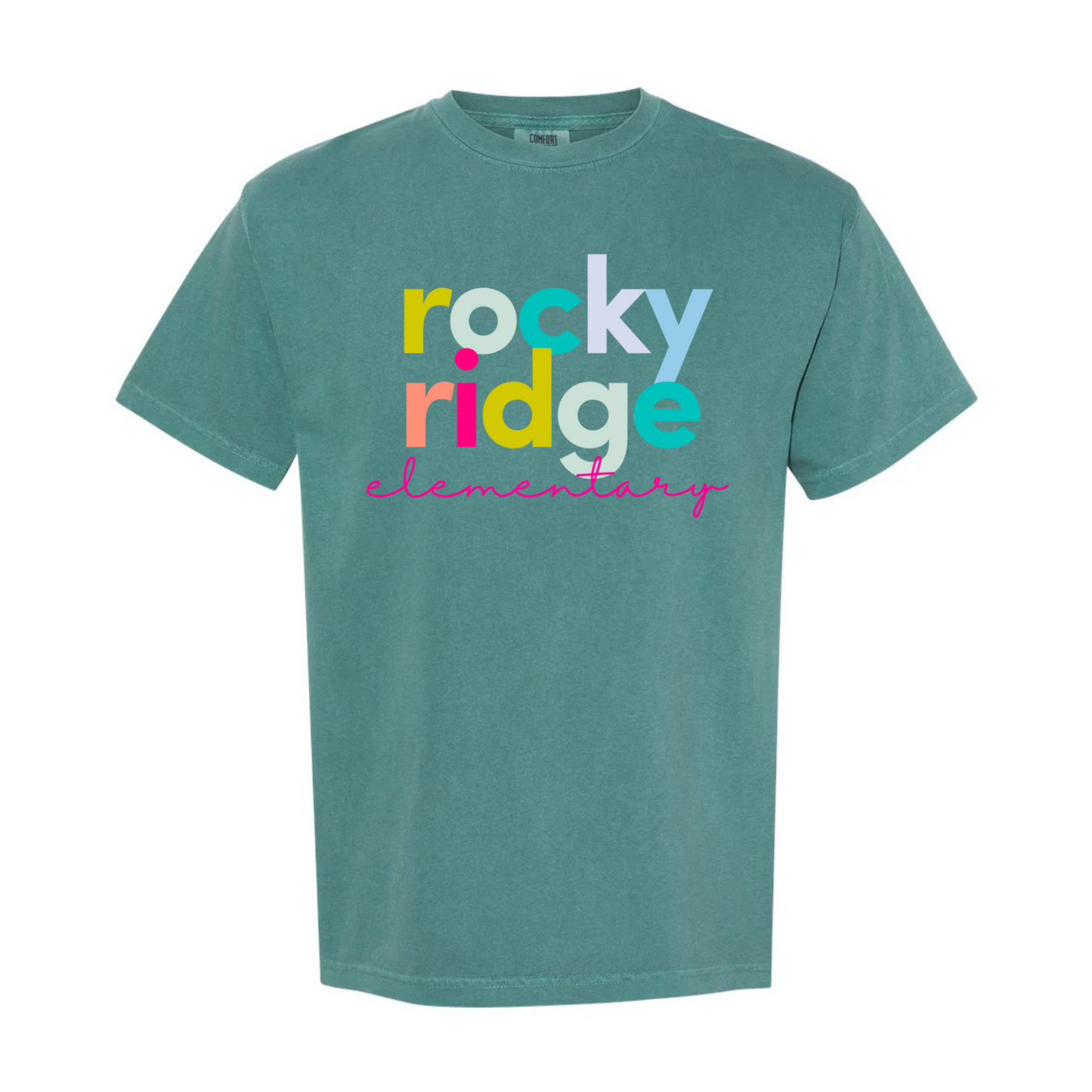 “Rocky Ridge Elementary” Colorful Tee