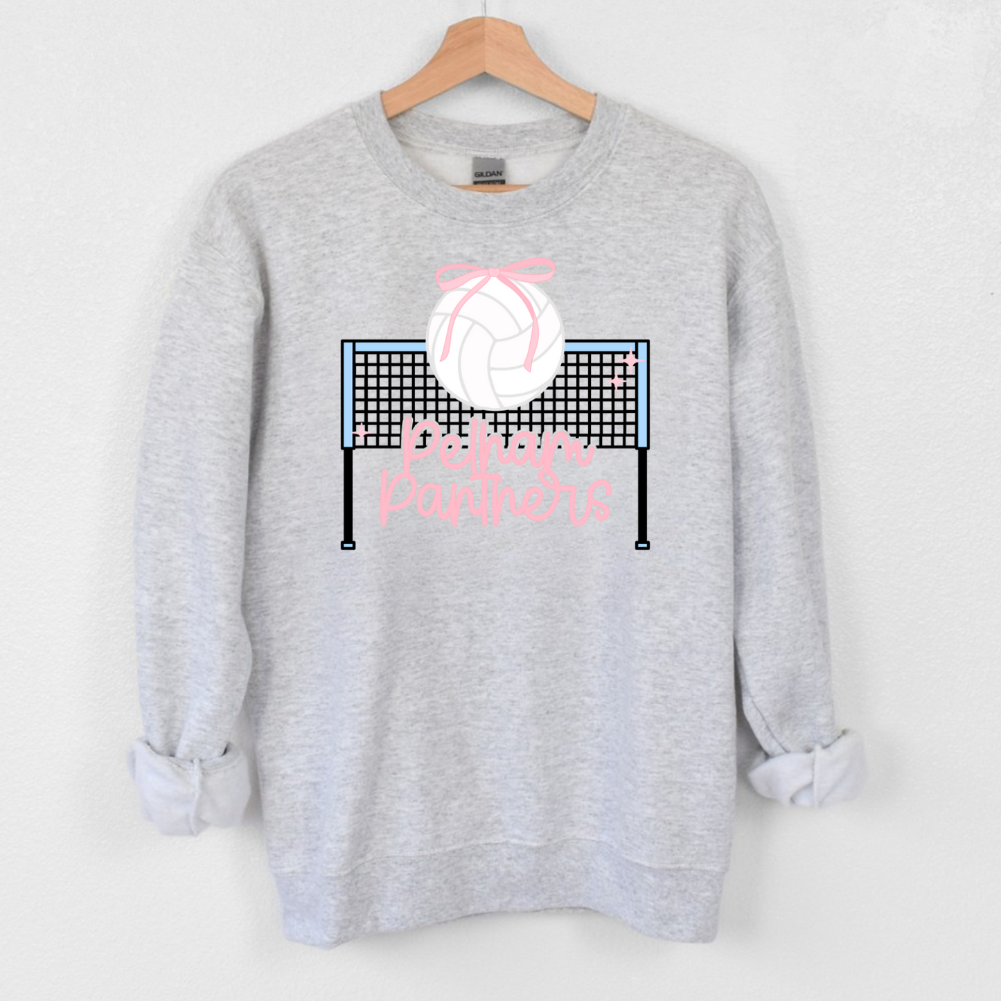 Panthers Girly Volleyball Sweatshirt