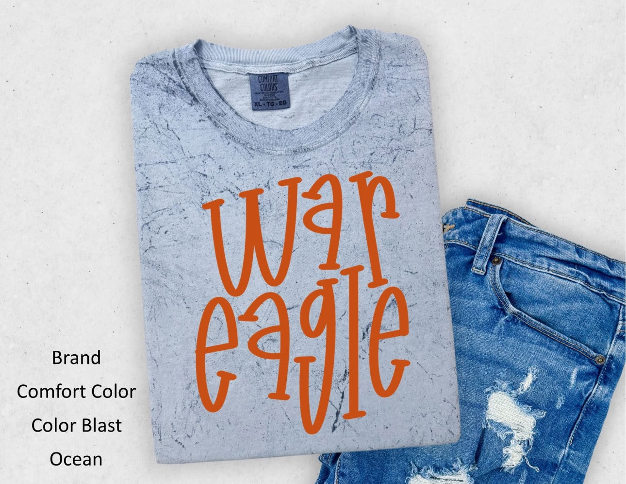 War Eagle Color Blast Tee
