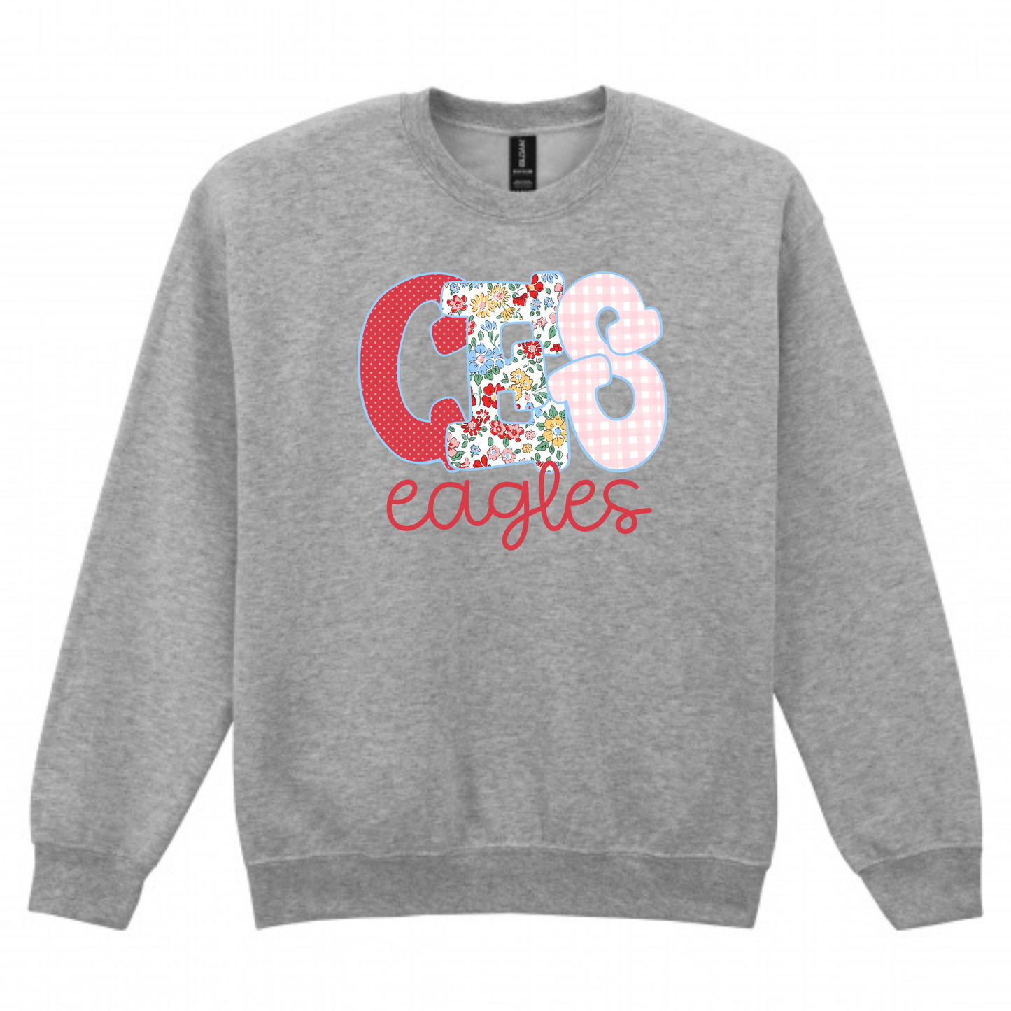 Custom School Initial + Mascot Sweatshirt