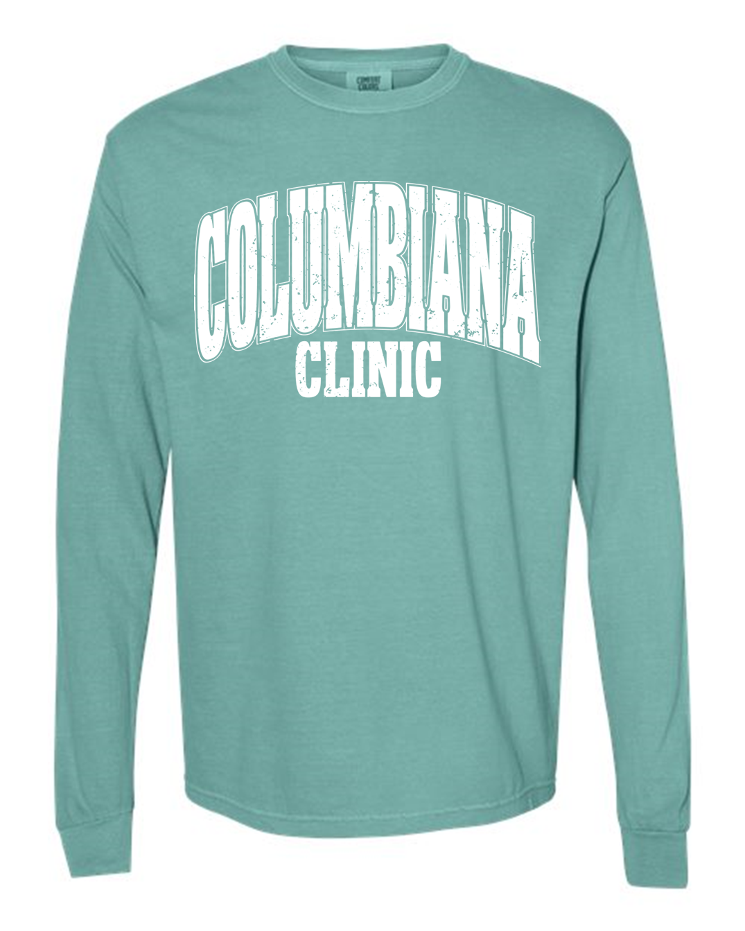 "Columbiana Clinic" Varsity Long Sleeve Tee