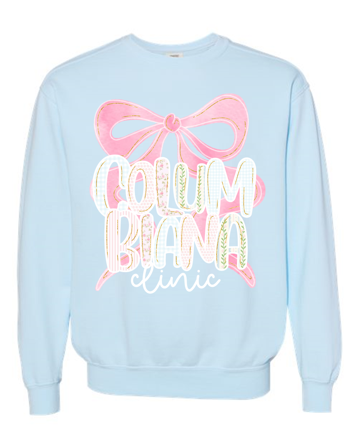 "Columbiana Clinic" Coquette Sweatshirt