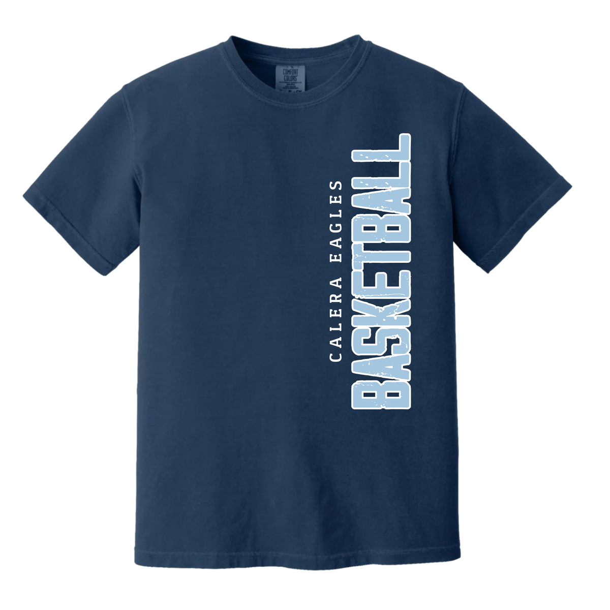 Eagles Basketball Grunge Vertical Tee