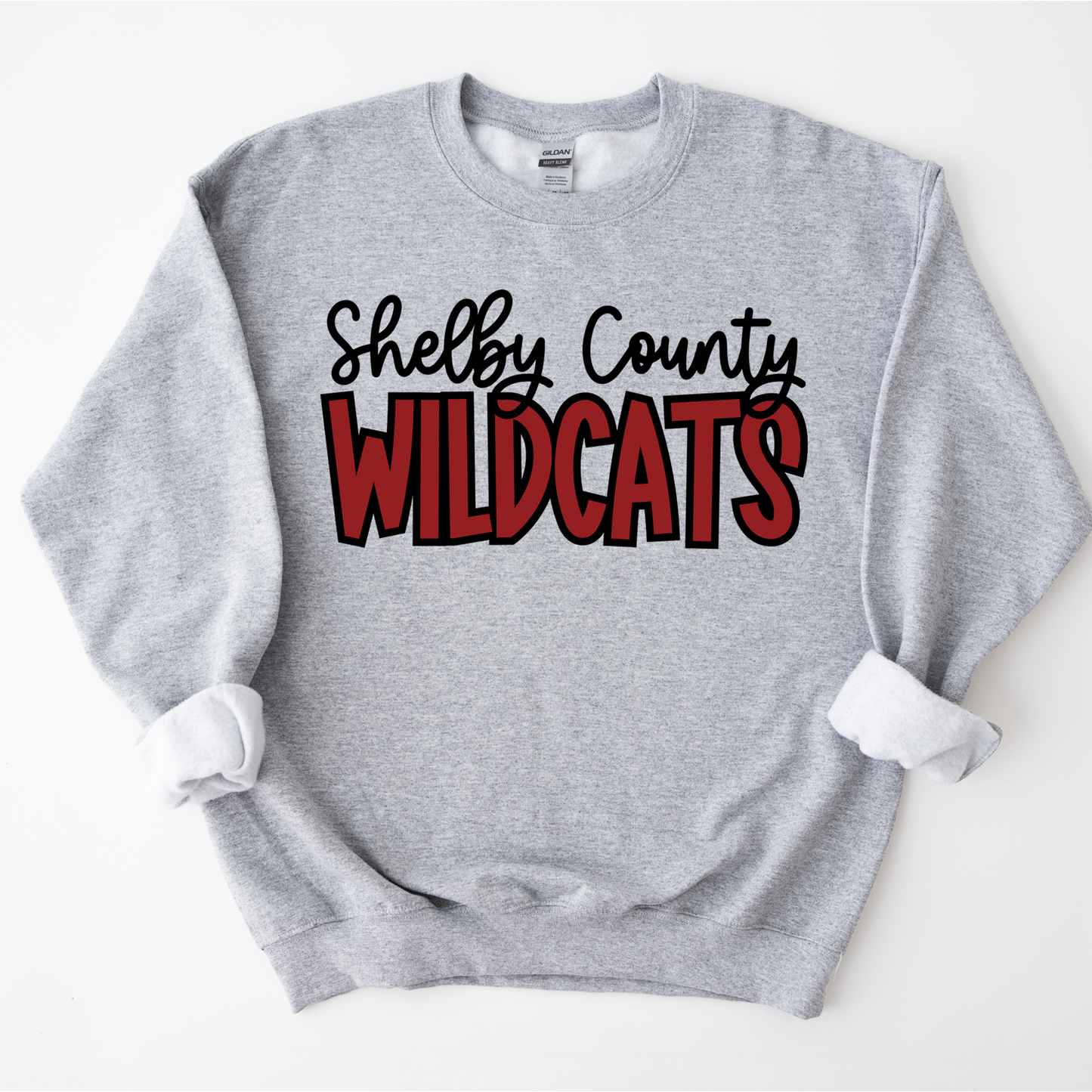 "Shelby County Wildcats" Sweatshirt
