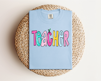 Bubble Grade Level + Teacher Tee