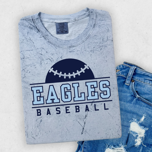 “Eagles Baseball” Color Blast Tee