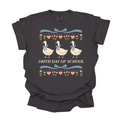 Goose 100th Day of School Tee
