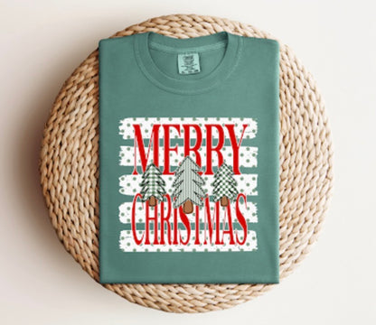 Merry Christmas with Trees Tee